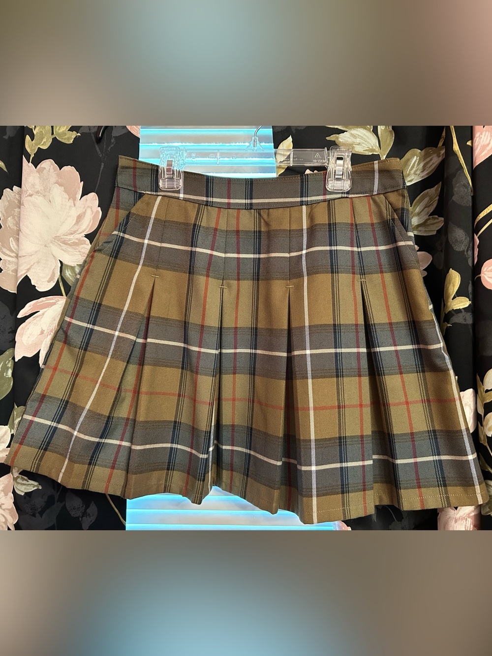 Dixxon Flannel Plaid Pleated Skirt “The Mason”